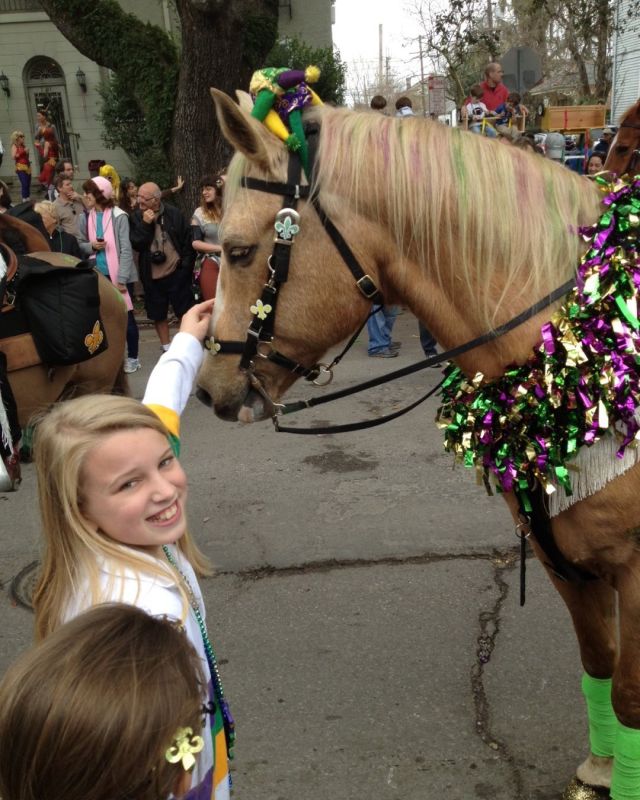 “Please don’t pet the animals!”…She’s been testing boundaries for 21 years!! Happy Birthday to our baby girl Adair! Love you so!! #21 #finallylegal #mardigrasbaby #alwaysaparty